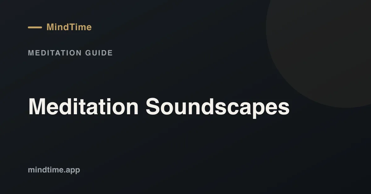 كيفية استخدام Soundscapes للتأمل والنوم والتركيز